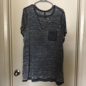 Torrid Grey Burnout Tee